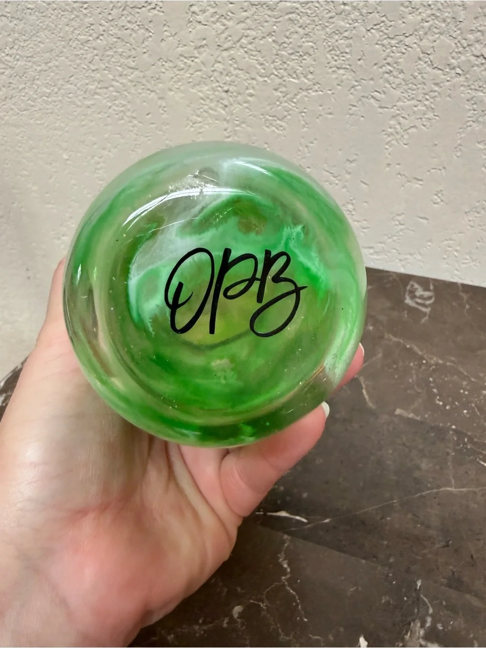 Rick and Morty Scary Terry 18 oz Wine Glass Glow in the Dark Cup Handmade